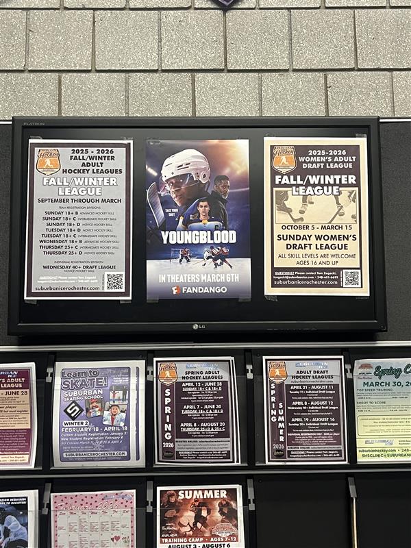 Suburban Ice Rochester - Posters - 1